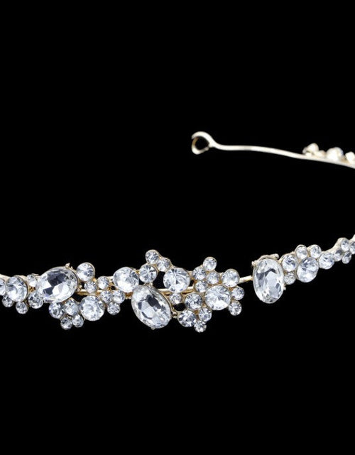 Load image into Gallery viewer, Rhinestone headband diadem wedding dress accessories
