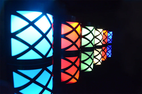 Load image into Gallery viewer, Solar Garden Lights Retro Solar Fence Lights Solar Fence Wall Lights Colorful Solar Wall Lights
