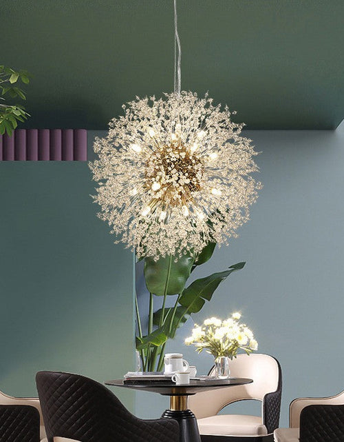 Load image into Gallery viewer, Nordic Creative Dandelion Chandelier Bedroom Bar Counter Luxury Living Room Lighting Fixture
