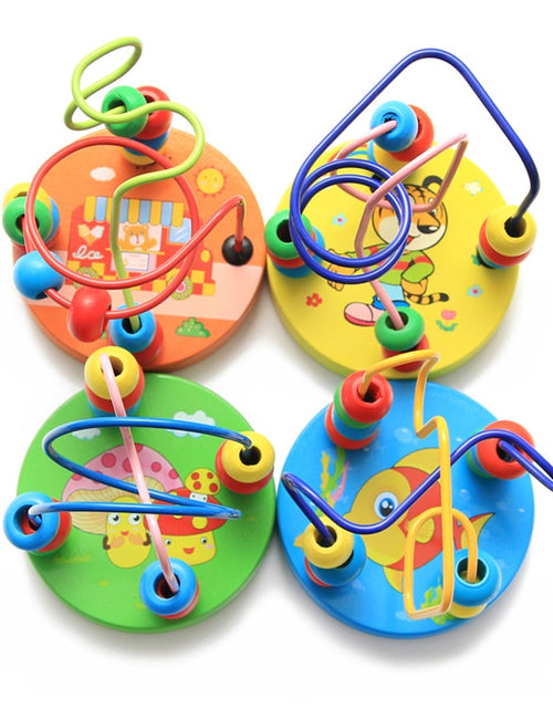 Load image into Gallery viewer, Baby Toddler Educational Lovely Animals Round beads Kids Toys For Newborns Children Cribs Stroller Mobile Montessori 9*11cm
