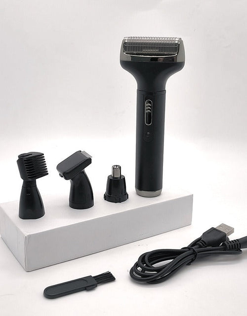 Load image into Gallery viewer, New Men's 4 in 1 Electric Razor Nose Hair Sideburns Knife Trimmer Eyebrow Grooming Set Compound
