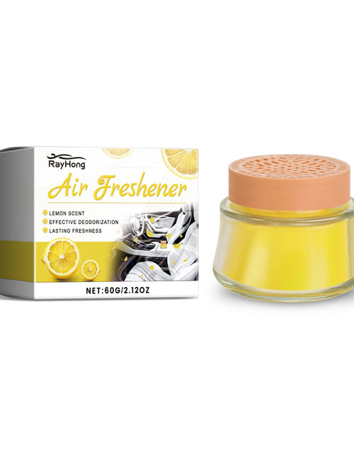 Load image into Gallery viewer, Lemon Fragrance Car Solid Balm, Car Air Fresh Light Fragrance Portable Car Balm
