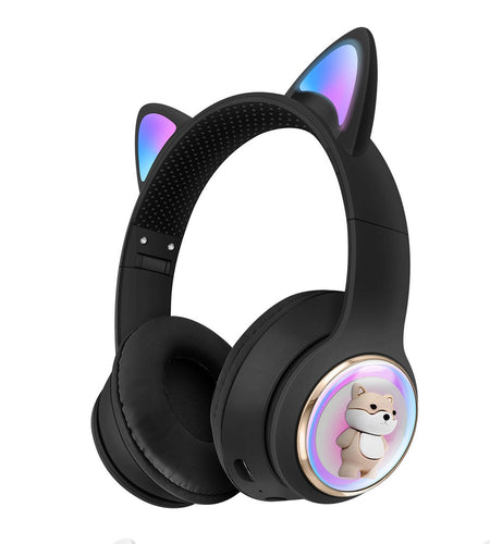 AKZ-51 Earphones Space Cabin Cute Cartoon Pet Bluetooth Headwear Large Battery Earphones Foldable Earphones
