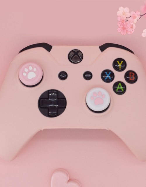 Load image into Gallery viewer, Controller protective cover with spray paint feel, girl pink, fierce male color, game controller silicone cover
