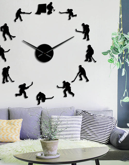 Load image into Gallery viewer, Frameless DIY Wall Clock 3D Mirror Wall Sticker
