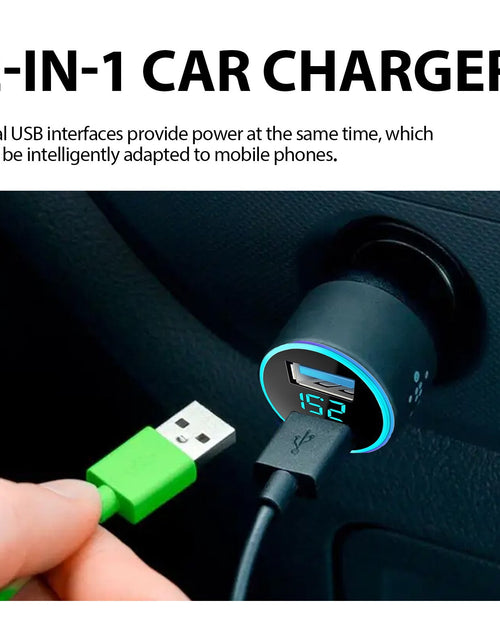 Load image into Gallery viewer, 2-In-I Sterl Th Car Signal Jammer With Charging Pod, Car Dual USB Interface Mobile Phone Multi-Function Charger
