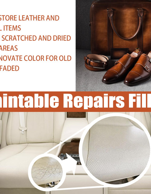 Load image into Gallery viewer, Leather Filling Cream, Car Seat Leather Sofa Leather Bag Leather Shoes Leather Clothing Care Cream
