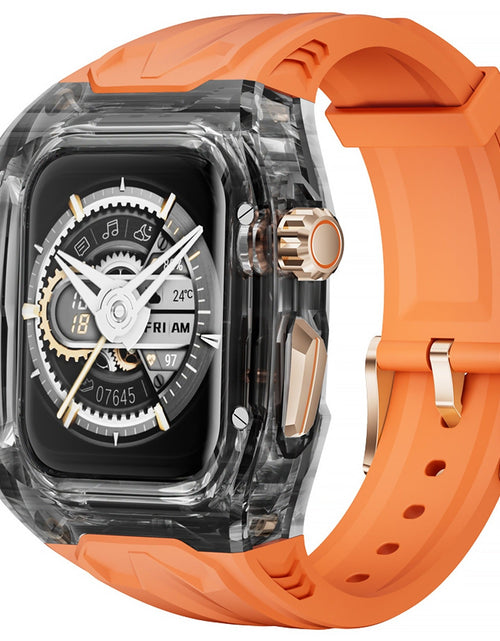 Load image into Gallery viewer, Suitable for Apple Watch triple proof design splicing high-quality silicone strap
