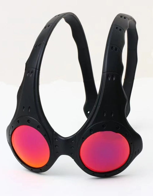 Load image into Gallery viewer, Unisex Over - The - Top Sunglasses. Ideal for outdoor cycling and sports. Fashionable retro - style metal - framed glasses.
