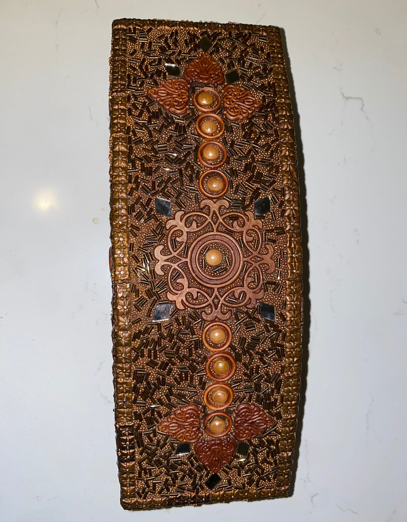 VINTAGE HANDMADE CLASSIC JEWELRY CHEST