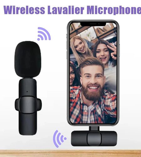 Buttonhole Lavalier Wireless Lapel Microphone Bluetooth Mini Mic For Phone PC Cell Mobile Small Micro Tiny Tie Mike Mikrofon USB