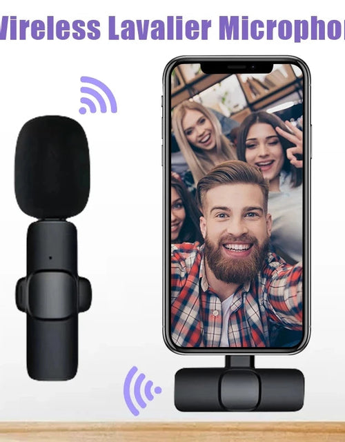 Load image into Gallery viewer, Buttonhole Lavalier Wireless Lapel Microphone Bluetooth Mini Mic For Phone PC Cell Mobile Small Micro Tiny Tie Mike Mikrofon USB
