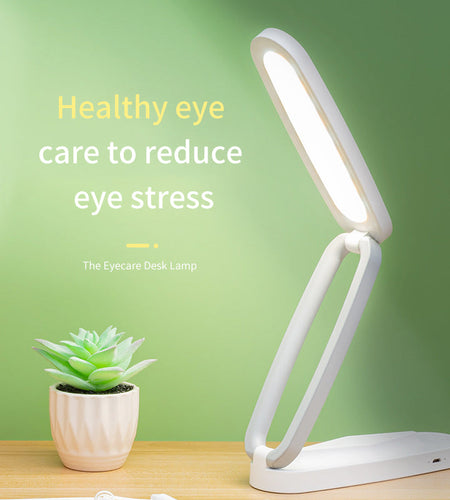 Folding USB Rechargeable Eye Protection Desk Lamp Led Study Touch Student Children Desk Reading Bedside Lamp