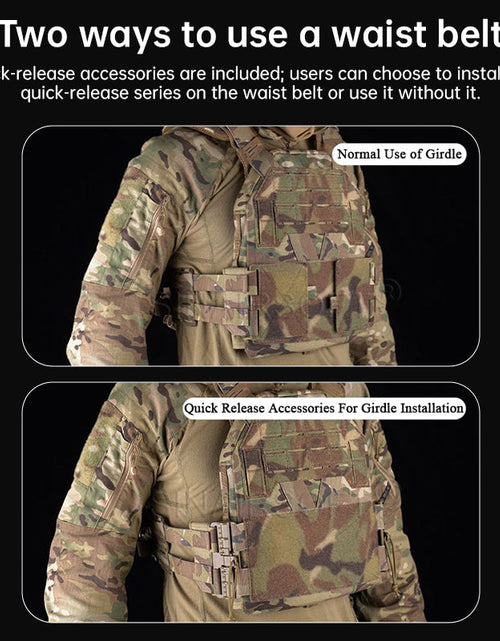 Load image into Gallery viewer, Dual-Mode Tactical Vest: Agilite G-Hook &amp; Quick-Release Cummerbund Conversion Kit for KZ
