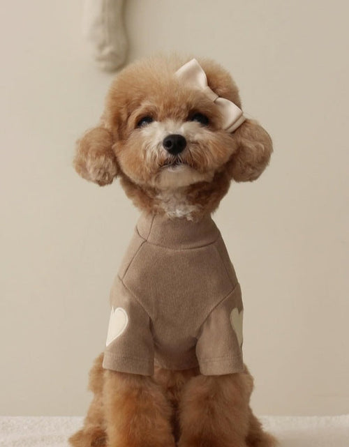 Load image into Gallery viewer, Teddy Bear York Sharberd Velvet Hoodie Pet Love Embroidery Warm Clothes
