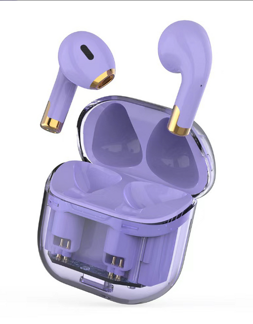 Load image into Gallery viewer, Transparent bin 5.3TWS Bluetooth headset APRO11 true wireless sports game headset call noise reduction
