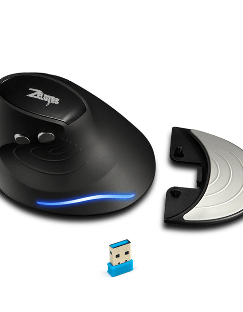 Load image into Gallery viewer, Master F17 Vertical Mouse Ergonomic Worm Anti Mouse Hand Laptop Desktop Wireless Mouse
