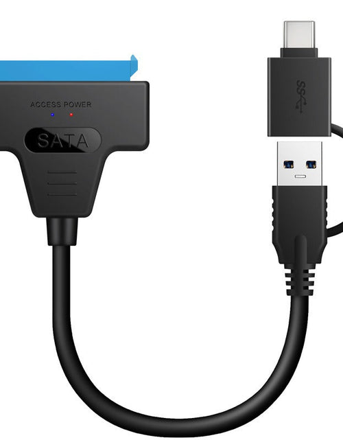 Load image into Gallery viewer, USB 3.0 USB C to SATA Easy Drive Cable Hard Disk Adapter Cable 2-in-1 Easy Drive Cable 50CM
