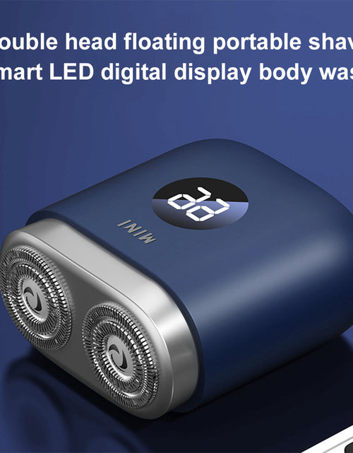 Load image into Gallery viewer, Small Steel Cannon Shaver Electric Men's Shaver Shaver Portable Beard Shaver Car USB
