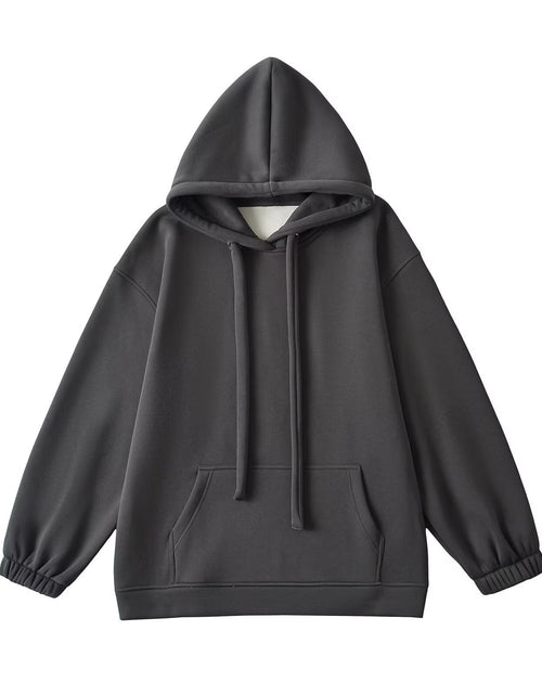 Load image into Gallery viewer, Loose drawstring hooded sweatshirt
