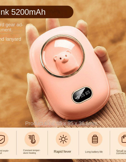 Load image into Gallery viewer, Mini Space Number Display Warm Hand Treasure 2-in-1 Warm Hand Treasure Charging
