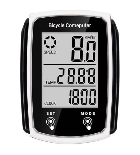 Wired LCD Digital Bicycle Computer - Speedometer and Odometer with Backlight, a Must - have Bike Accessory