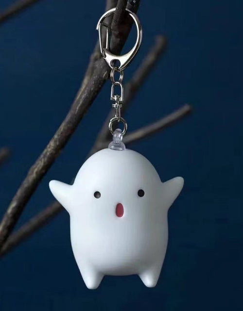Load image into Gallery viewer, What kind of life do you want to live? Anime peripherals, wow wow, Miyazaki Hayao series keychain pendant
