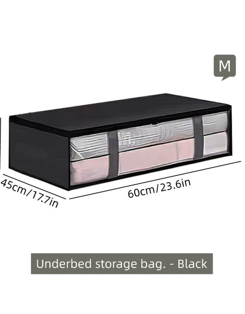 Load image into Gallery viewer, Under-Bed Storage Bag, 75L/40L - Portable Foldable Comforter &amp; Clothing Organizer, Large Capacity Dustproof Box
