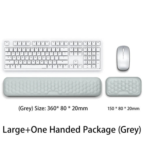 Load image into Gallery viewer, Keyboard mouse wrist rest ergonomic office typing protect relax wrist memory foam mouse pad computer notebook mouse pad
