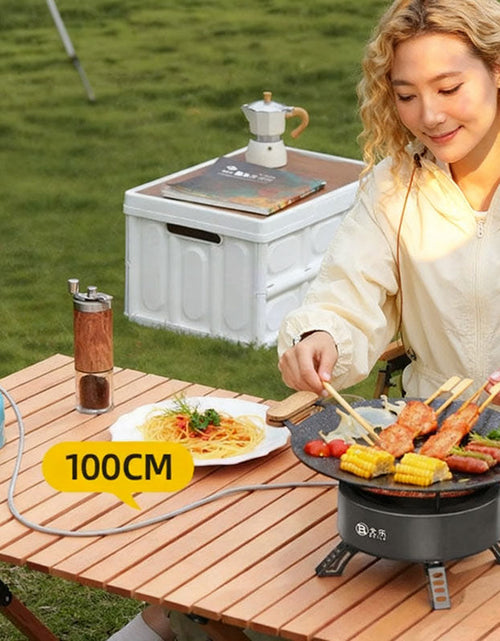 Load image into Gallery viewer, New Explorer 4000W infrared camping stove: portable, windproof, with electronic ignition for outdoor cooking.
