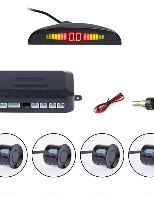 Load image into Gallery viewer, Car Auto Parktronic LED Parking Sensor With 4 Sensors Reverse Backup Car Parking Radar Monitor Detector System Backlight Display
