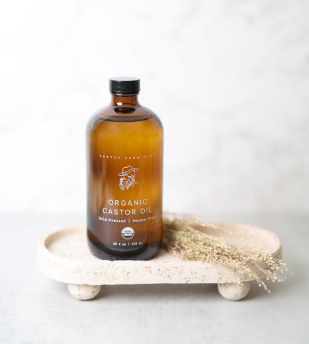 Pure Organic Cold Pressed Hexane-Free Castor Oil