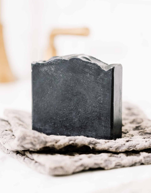 Load image into Gallery viewer, Clarifying Charcoal Bar Handmade Tallow and Goat Milk Soap Bar
