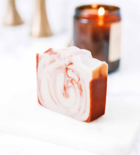 Citrus Cedarwood Handmade Tallow and Goat Milk Soap Bar