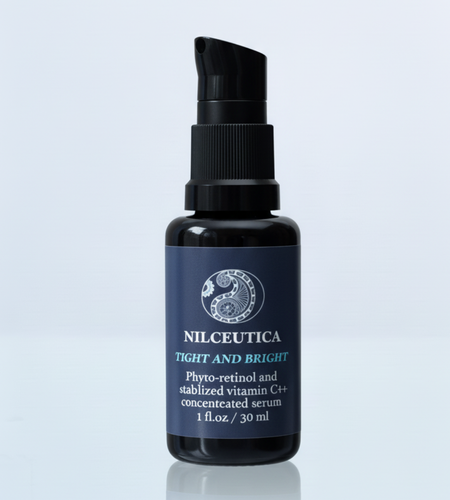 TIGHT AND BRIGHT, an Advanced Gentle Phyto-Retinol and Vitamin C Face Serum, 12 Innovative Technologies, 55% High-Performance Cosmeceuticals