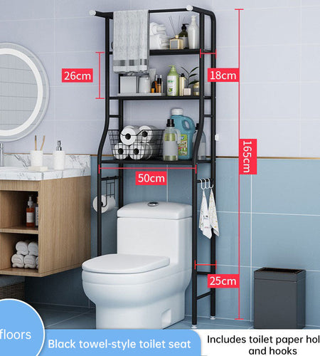 Modern Toilet Overhead Cabinet - Karawan - Space-Saving Bathroom Storage, 166x65x25cm