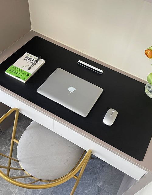 Load image into Gallery viewer, 1 Pcs Large Size 60*30mm Office Desk Protector Mat PU Leather Waterproof Mouse Pad Desktop Keyboard Desk Pad Gaming Mousepad
