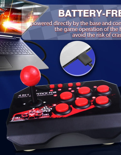 Load image into Gallery viewer, Suitable for Switch/PC/PS3/Android game controllers rocking tables classic wired fighting joysticks for two person arcade games
