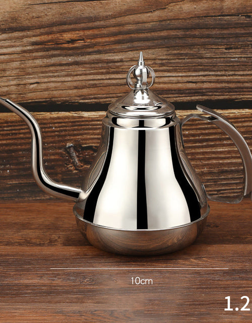 Load image into Gallery viewer, 1.2/1.8L Latin Pot Stainless Steel Tea Pot with Tea Strainer Teapot Coffee Pot Induction Cooker Kettle Teaware Sets

