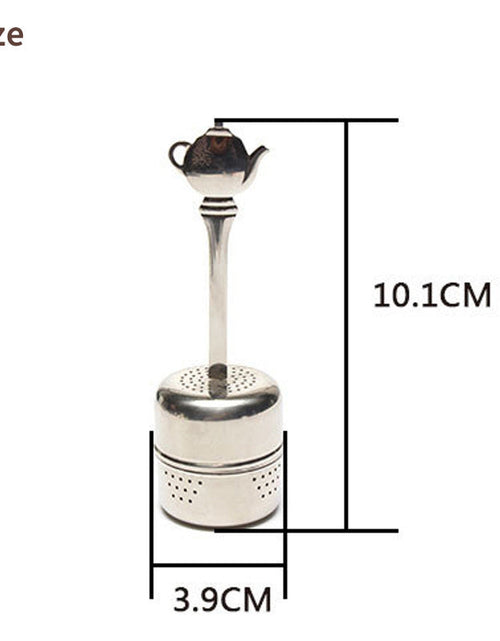 Load image into Gallery viewer, 304 Tea Filter With Handle Stainless Steel Tea Leak Creative Tea Ball Tea Infuser
