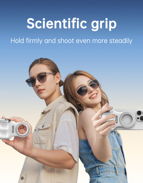 Load image into Gallery viewer, MagSafe Compatible Fun Photography Grip: MFi Certified Wireless Bluetooth Stabilizer for Shake-Free Shooting
