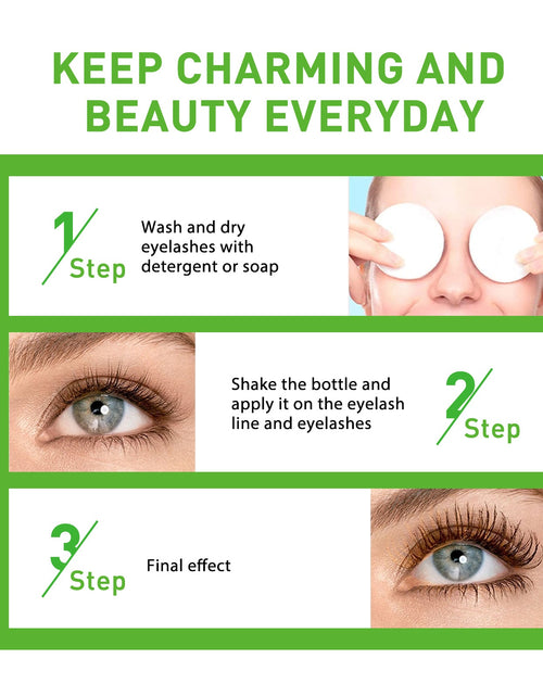 Load image into Gallery viewer, West&amp;Month Castor Oil Mascara Mild And Easy Makeup Natural Curling Black Beautiful Non-Trace Essential Oil
