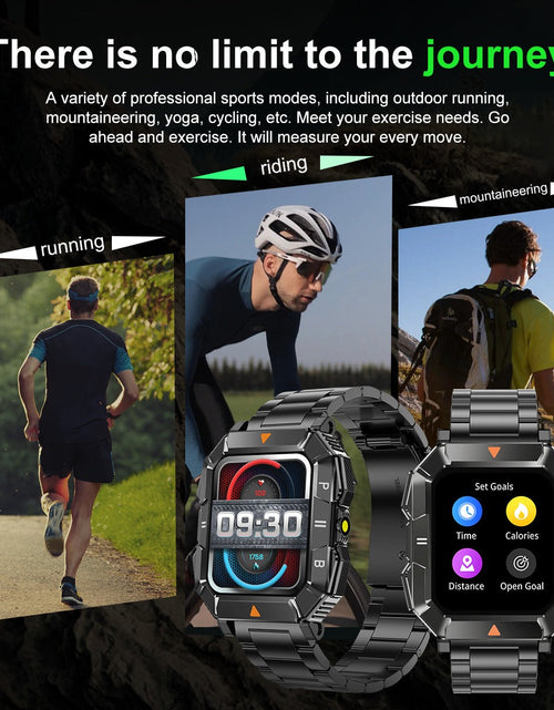 Load image into Gallery viewer, YK03 smartwatch Bluetooth call flashlight sports waterproof heart rate blood oxygen health monitoring
