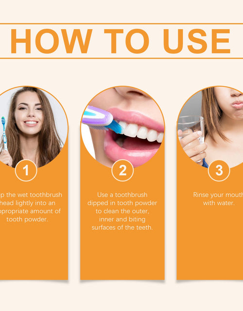 Load image into Gallery viewer, Oralhoe White Turmeric Tooth Cleaning Powder Yellow Teeth Stains Odor Mouth Cleaning Care Clean Smile Tooth Cleaning Powder

