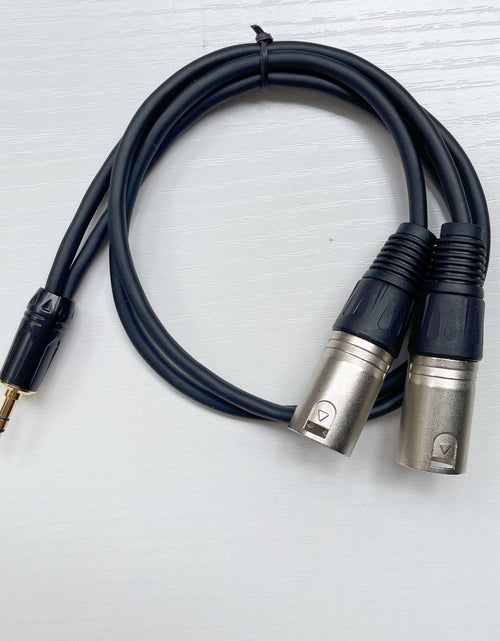 Load image into Gallery viewer, 3.5mm 1/2 conversion dual XLR cable, 3.5 pairs of dual XLR male and female three core to two XLR male and female audio cable
