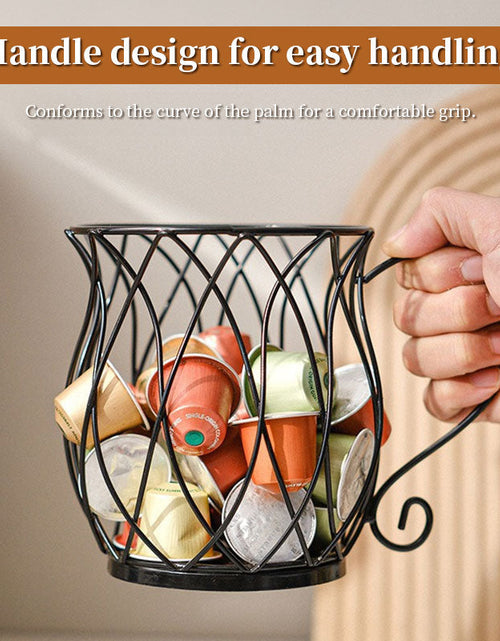 Load image into Gallery viewer, Large Capacity Metal Coffee Capsule Holder | Organizer &amp; Dispenser for Nespresso, Keurig Capsules
