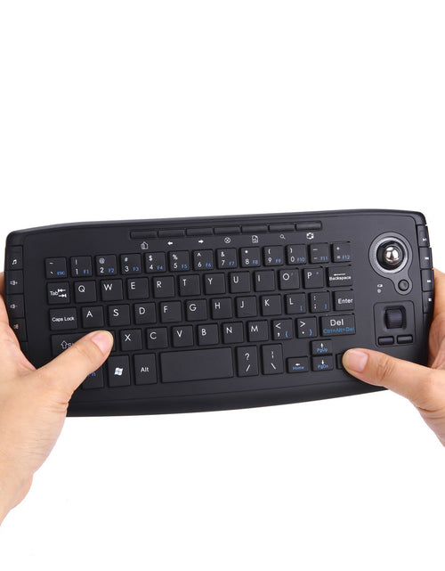 Load image into Gallery viewer, 2.4G Aerial Flying Mouse Innovative Trajectory Fan You Wireless Keyboard Mouse Two in One Button Mouse Set

