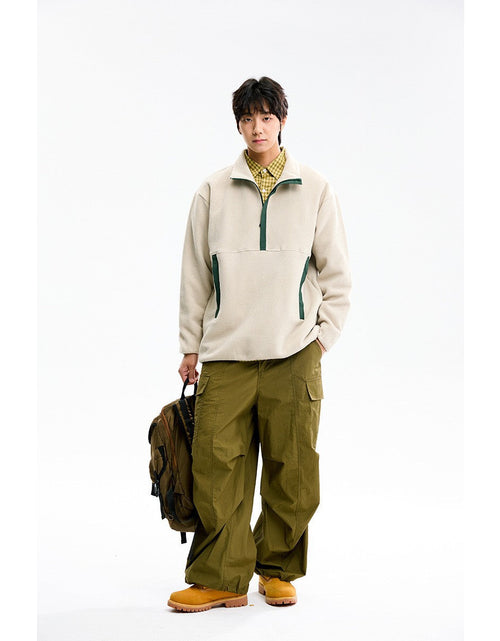 Load image into Gallery viewer, Fleece Top Crewneck Sweatshirt Unisex Fleece Jacket
