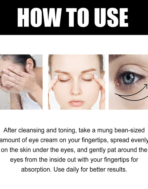 Load image into Gallery viewer, Eye Firming Cream, Relieves Bags, Black Eyes, Firms, Moisturizes, Repairs Skin Eyes Cream
