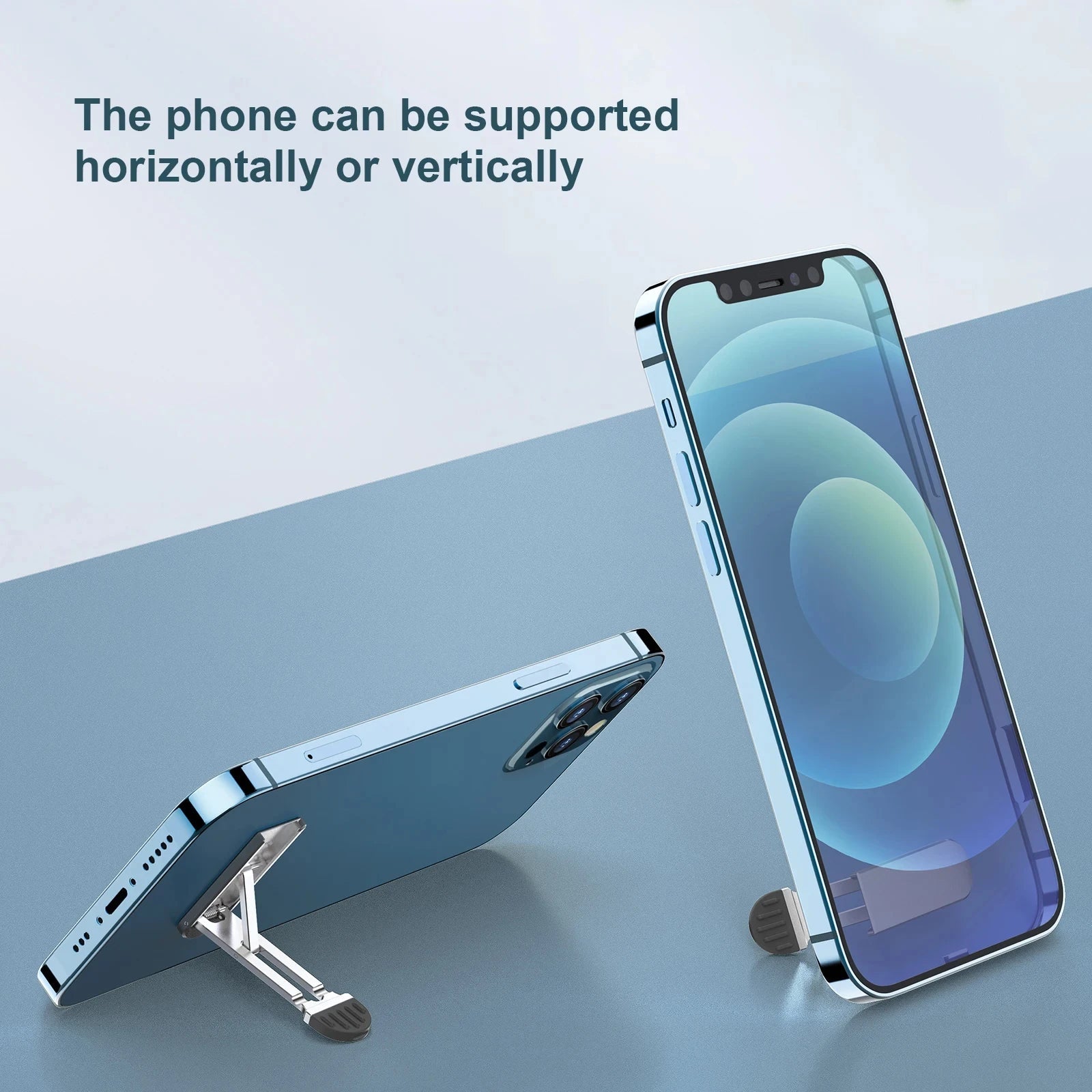 Laptop and tablet support suspended elevated ultra-thin folding lifting and cooling bracket
